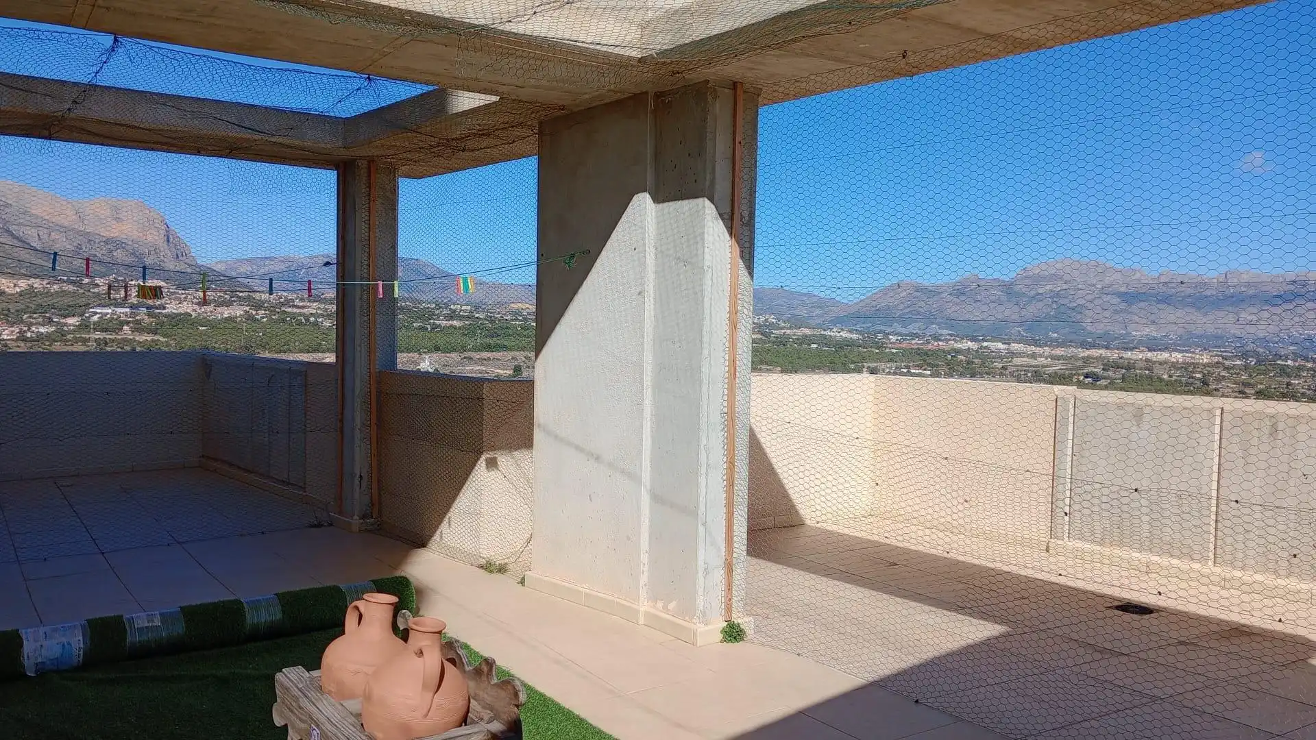 Terrassa de Apartament en venda en Benidorm amb Aire condicionat, Calefacció i Jardí privat