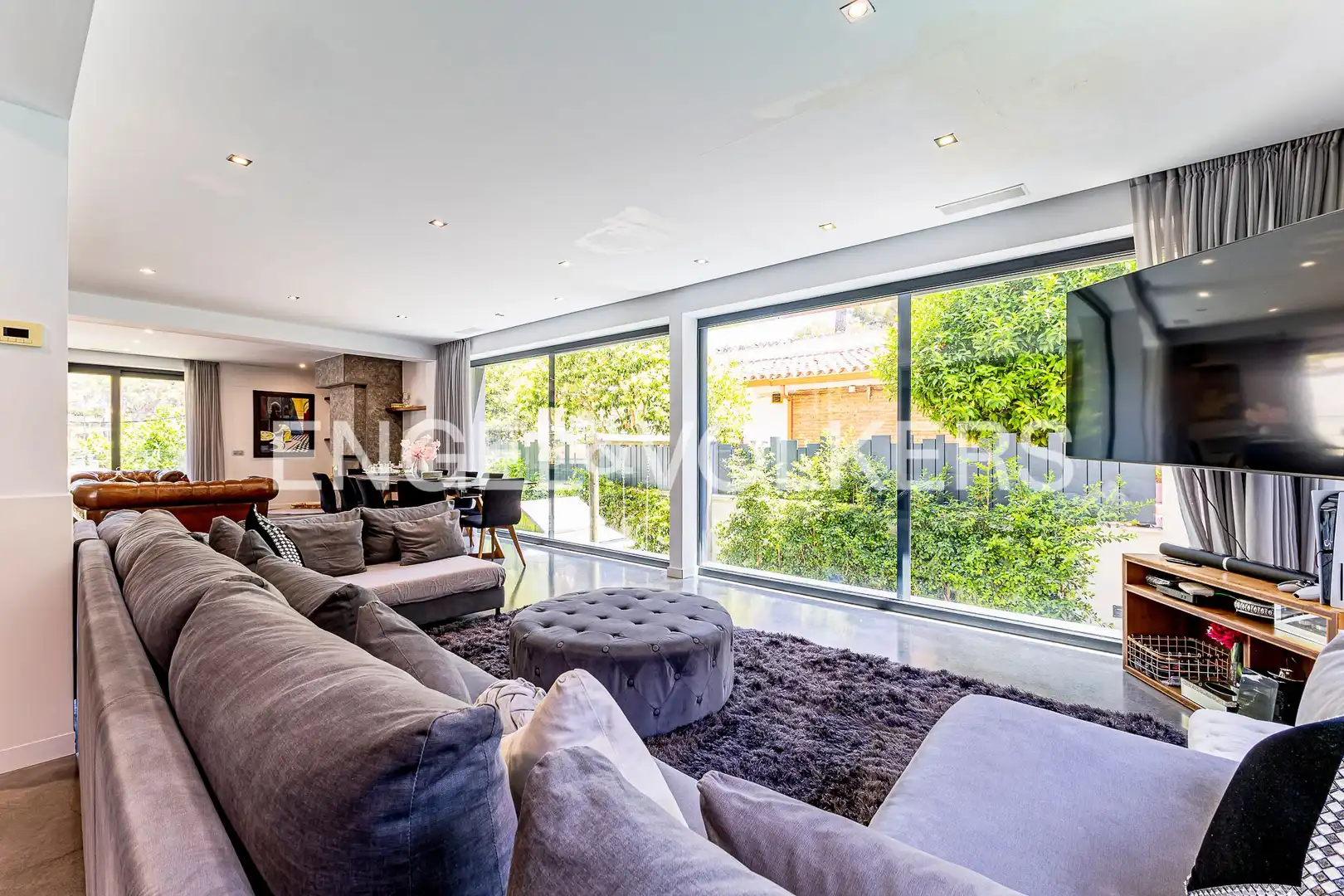 Living room of Houses for rent in Castelldefels  with Air Conditioner, Heating and Private garden