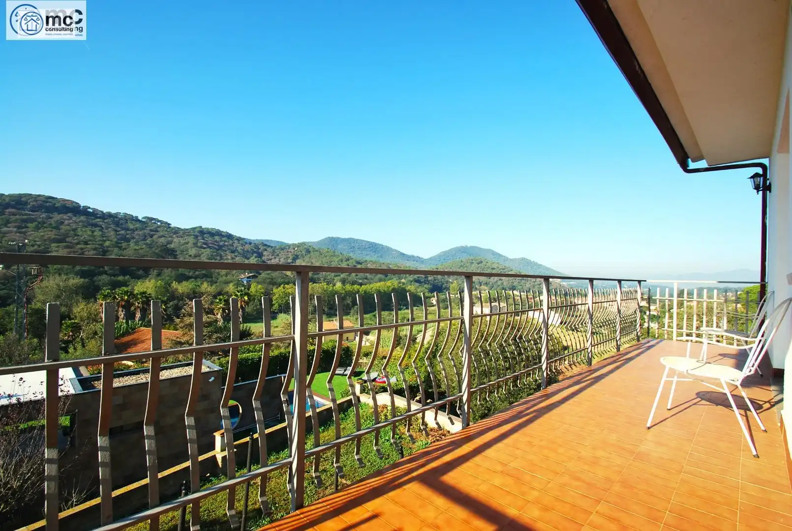 Terraza de Casa o chalet en venta en Vallromanes con Calefacción, Jardín privado y Terraza