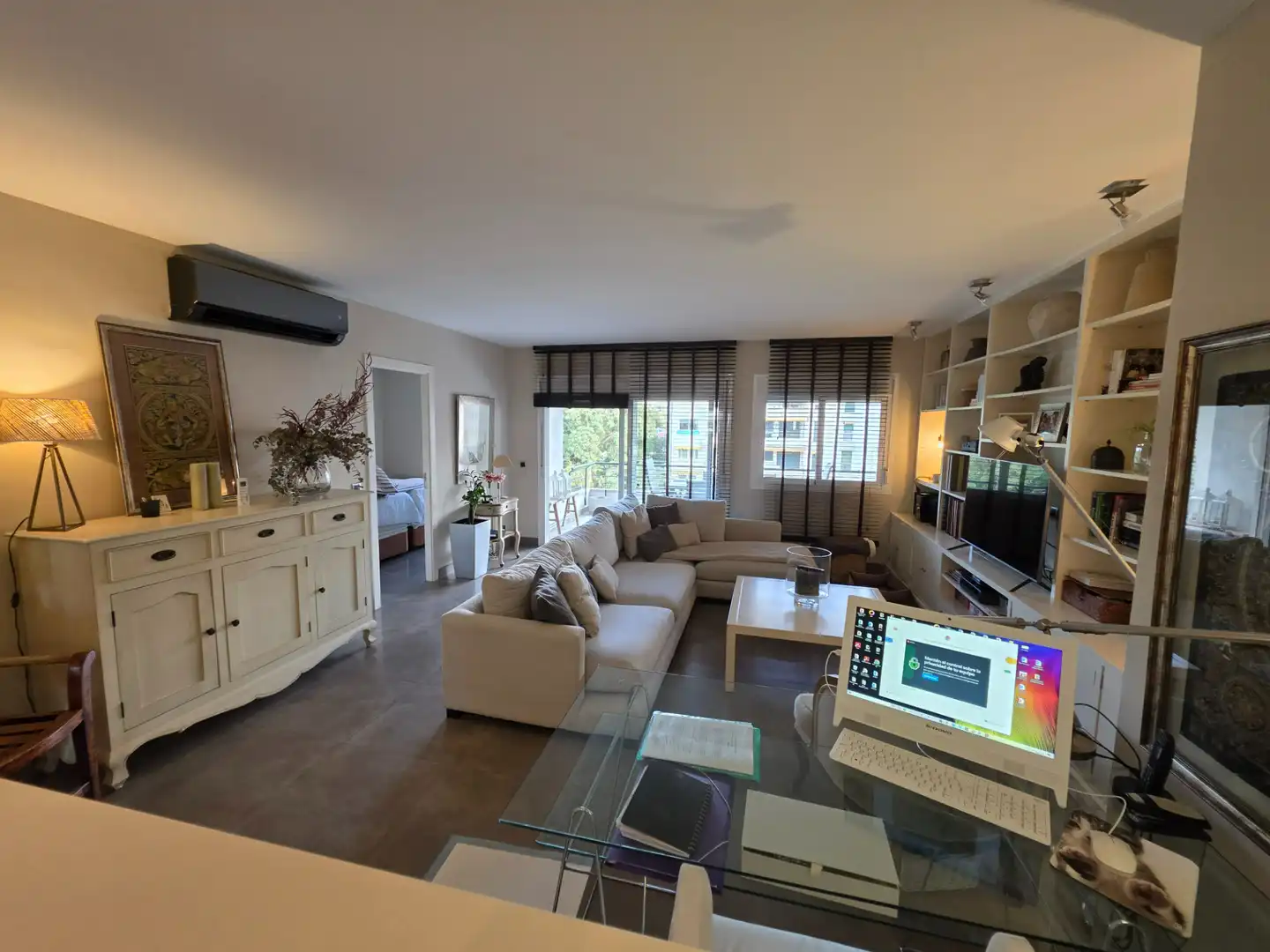 Living room of Flat for rent in Calvià  with Air Conditioner, Heating and Terrace