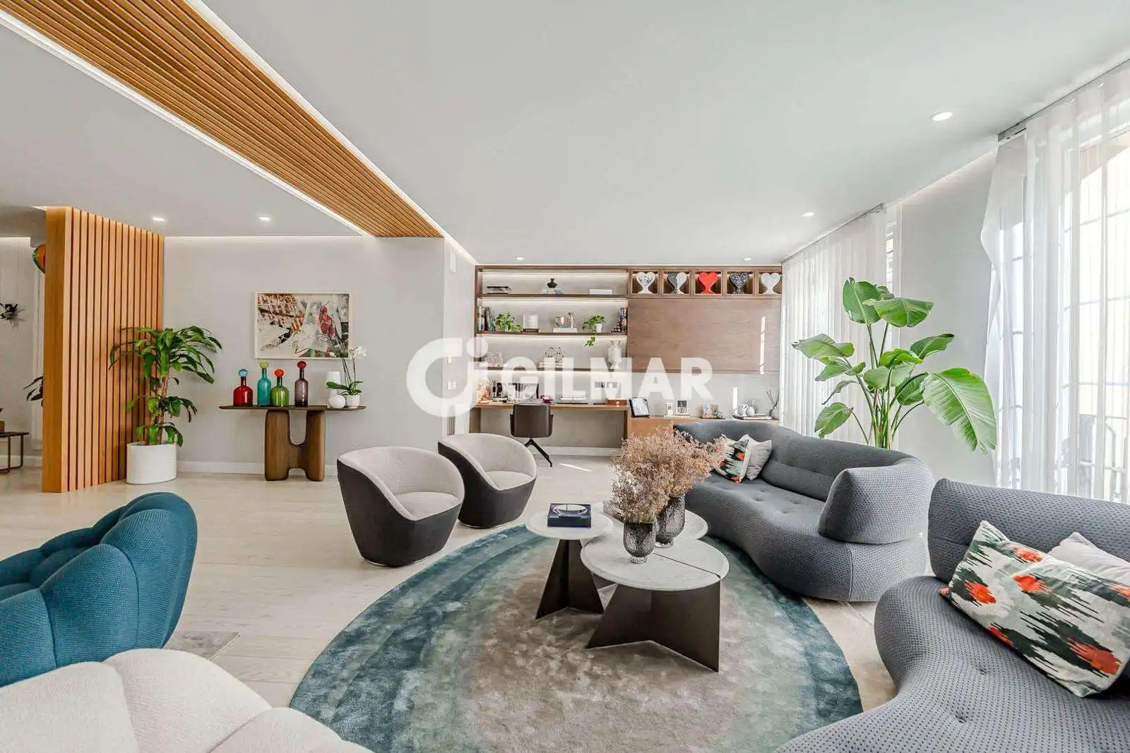 Sala de estar de Piso en venta en Barrio de Salamanca