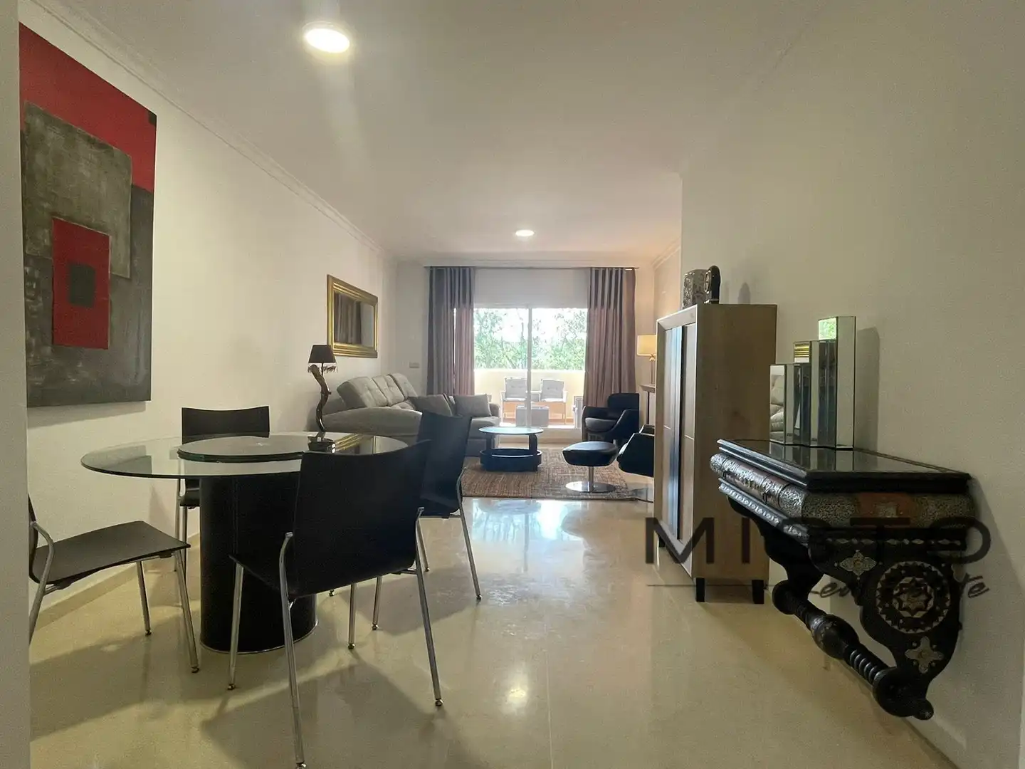 Sala d'estar de Pis de lloguer en Elviria - Cabopino
