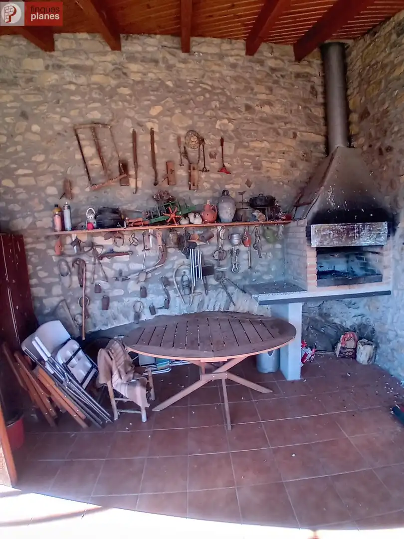 Cuina de Finca rústica en venda en El Pont de Bar amb Calefacció, Jardí privat i Terrassa