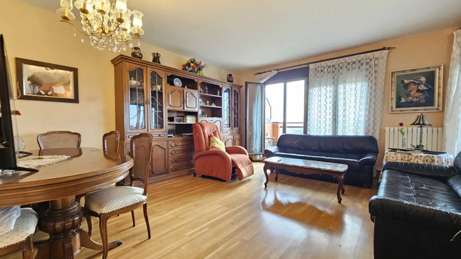 Sala de estar de Piso en venta en Zaragoza con Aire acondicionado, Calefacción y Terraza