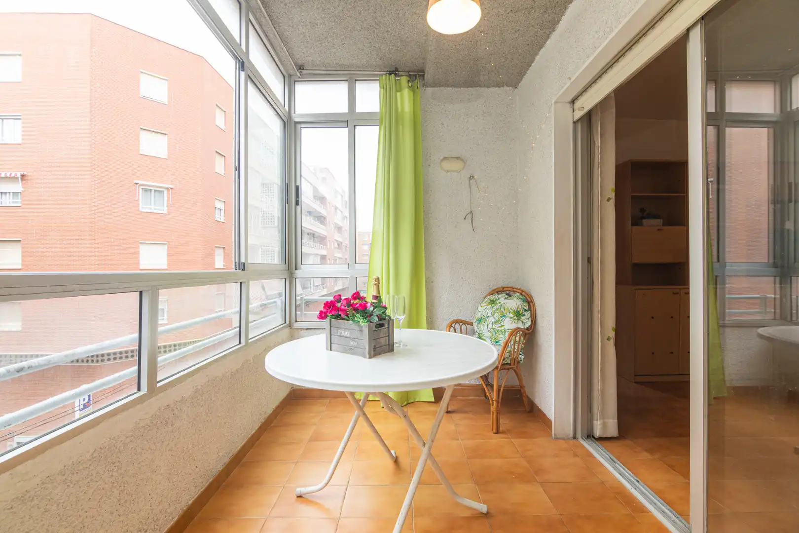 Terrasse von Wohnung zum Verkauf in Santa Pola mit Klimaanlage, Möbliert und Balkon