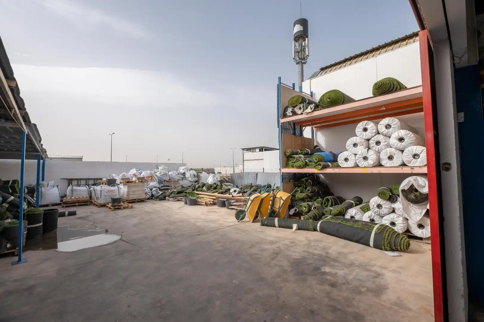 Terrassa de Nau industrial de lloguer en Lorquí
