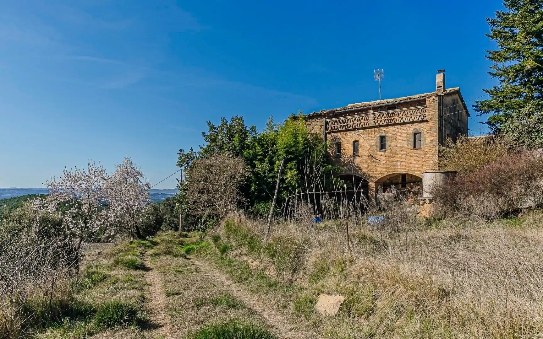 Vista exterior de Finca rústica en venta en Navès con Calefacción, Jardín privado y Terraza