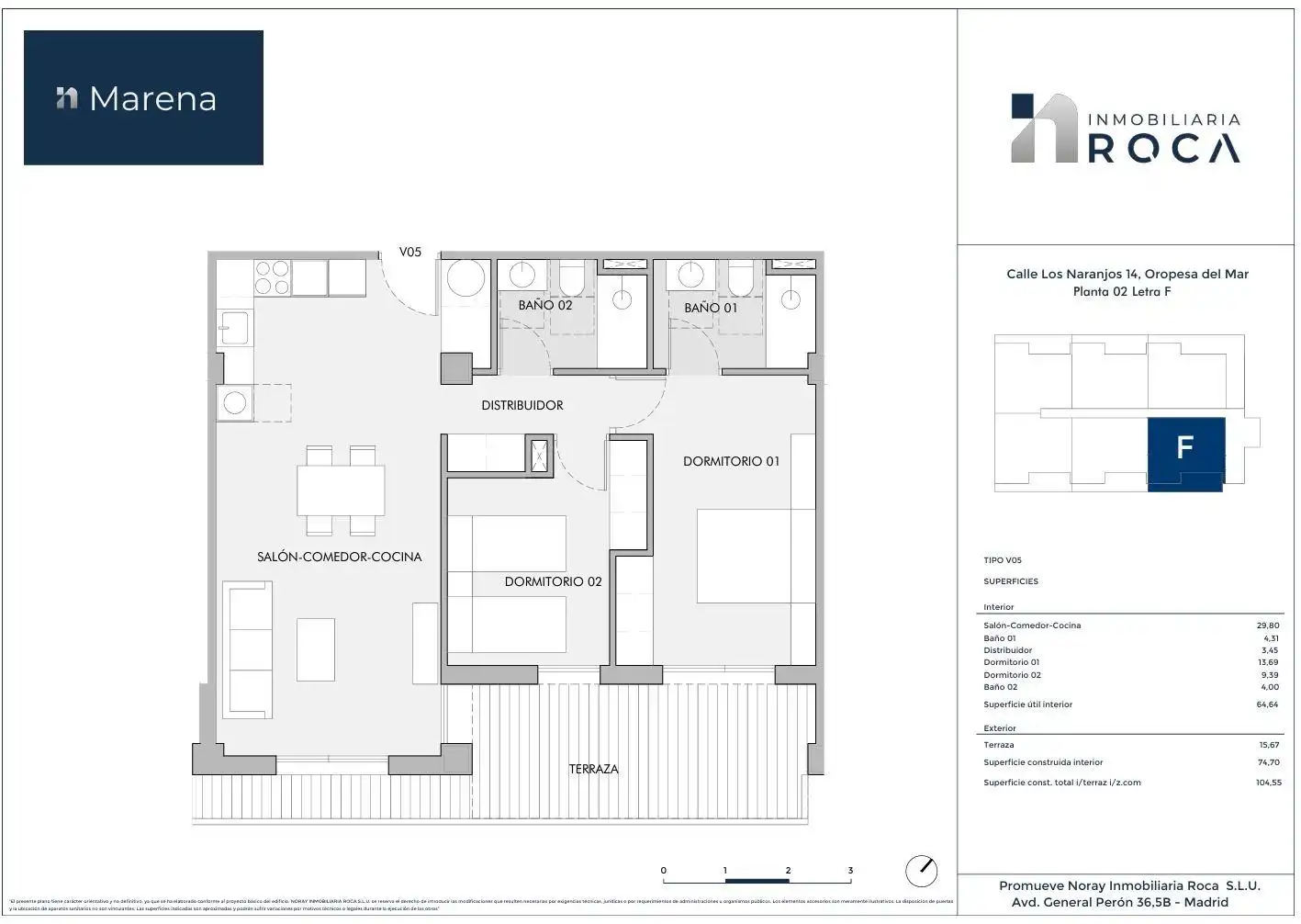 Wohnungen zum Verkauf in Oropesa del Mar / Orpesa mit Heizung, Privatgarten und Terrasse