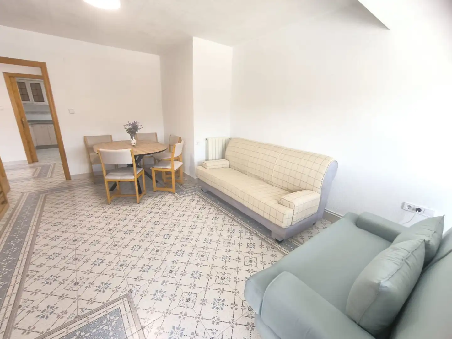 Sala de estar de Piso en venta en Alcoy / Alcoi con Calefacción, Trastero y Amueblado