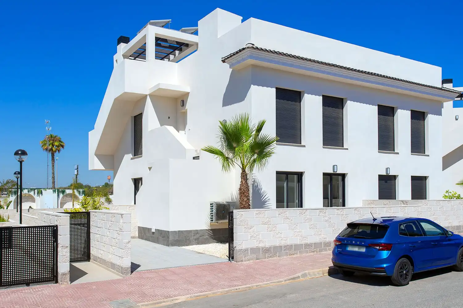 Vista exterior de Planta baja en venta en Rojales con Aire acondicionado, Terraza y Piscina