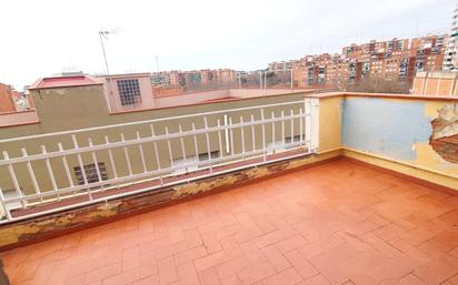 Balcony of Attic for sale in Badalona  with Heating, Terrace and Oven