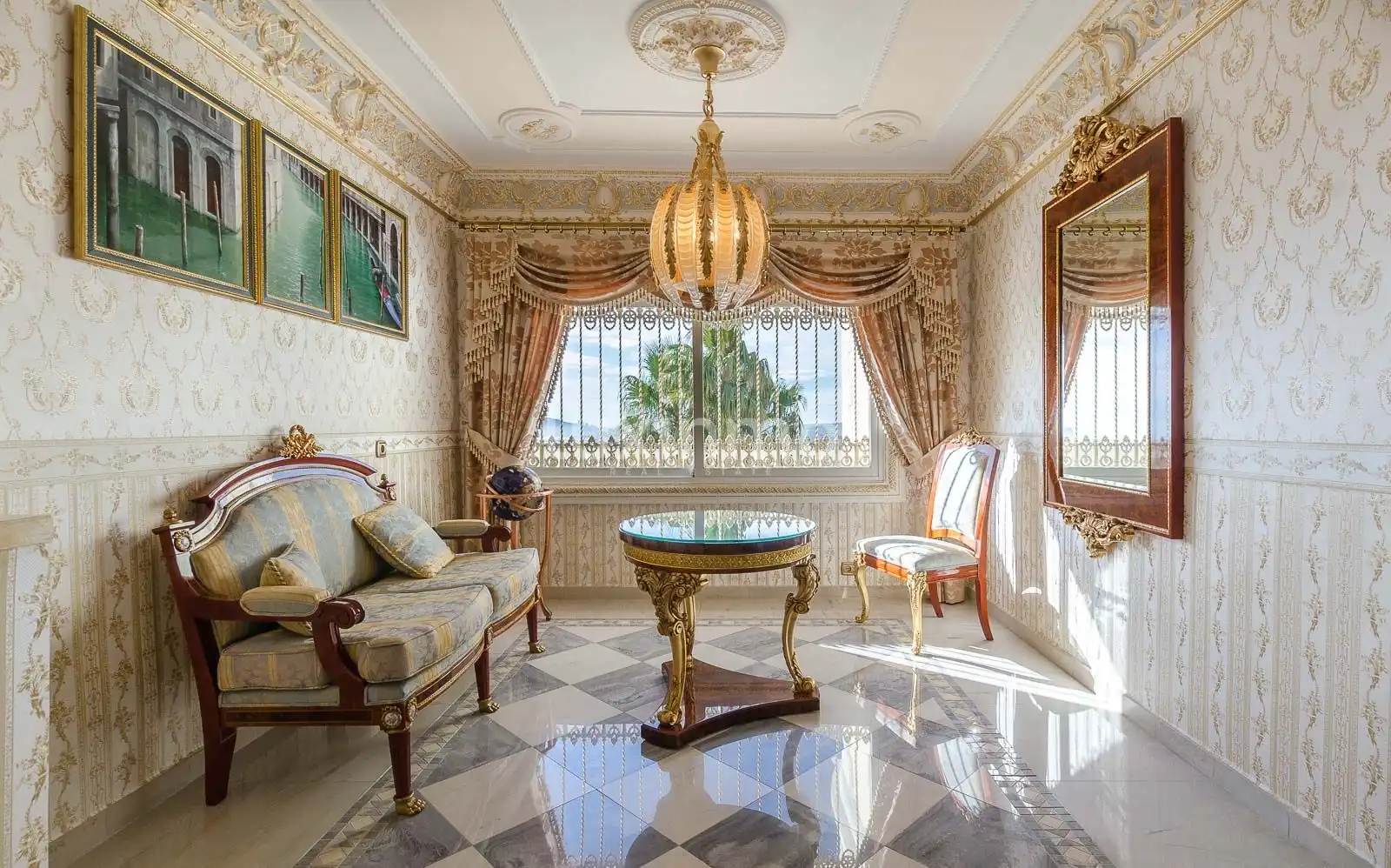 Sala d'estar de Casa o xalet de lloguer en Altea la Vella