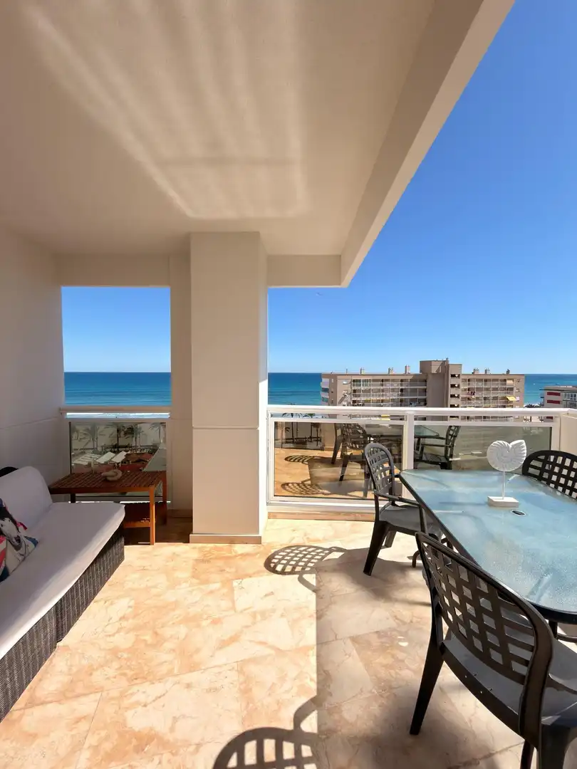 Terrace of Flat for rent in Alicante / Alacant  with Air Conditioner, Private garden and Terrace