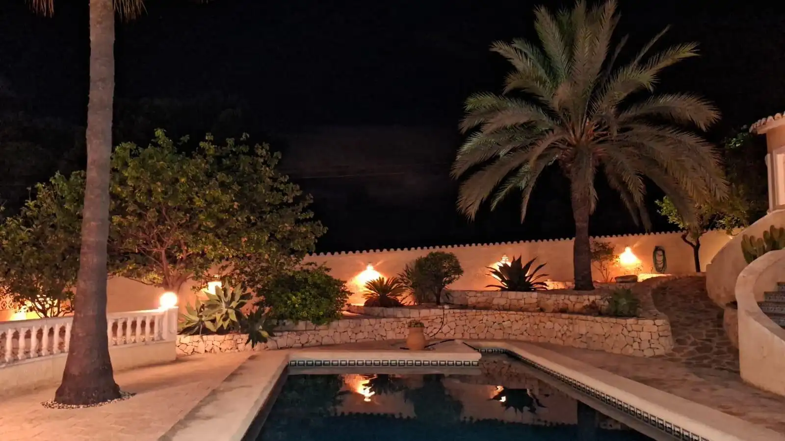 Piscina de Casa o xalet en venda en Benissa amb Aire condicionat, Calefacció i Jardí privat