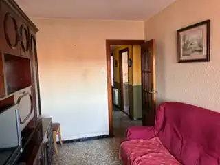 Sala de estar de Piso en venta en Zaragoza con Calefacción, Amueblado y Horno