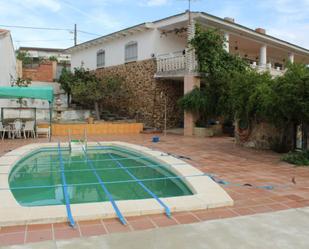 Swimming pool of Single-family semi-detached for sale in Horcajo de los Montes  with Air Conditioner, Terrace and Storage room