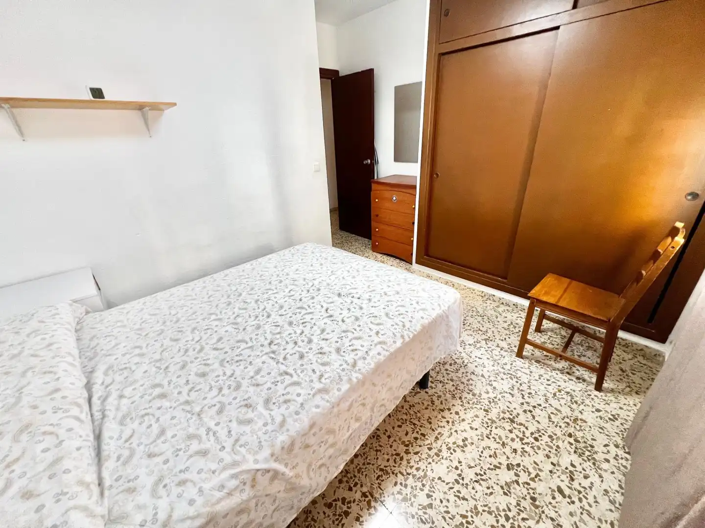 Bedroom of Flat for rent in Málaga  with Terrace and Furnished