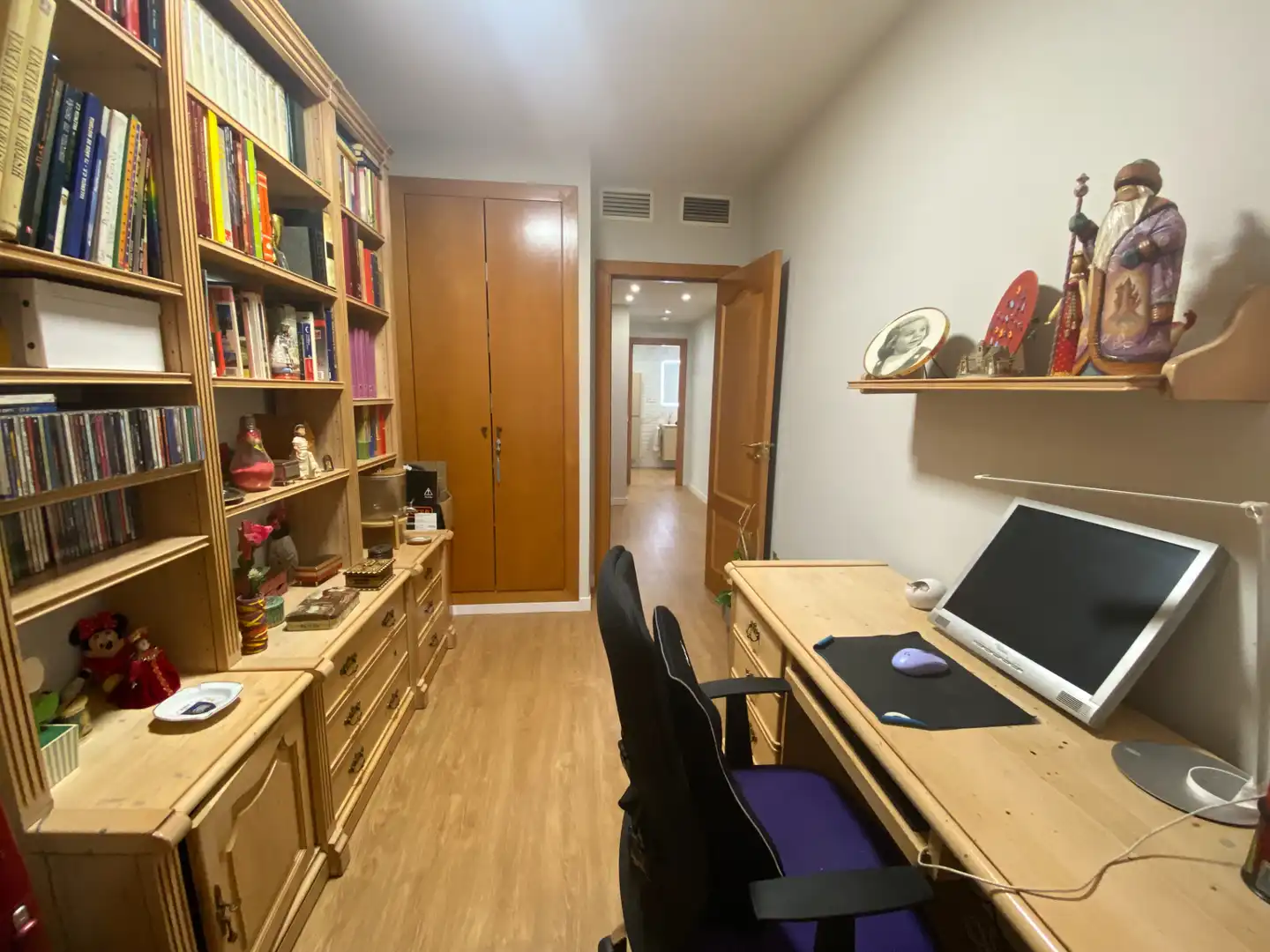 Schlafzimmer von Dachboden zum Verkauf in Valencia mit Klimaanlage, Heizung und Parkett