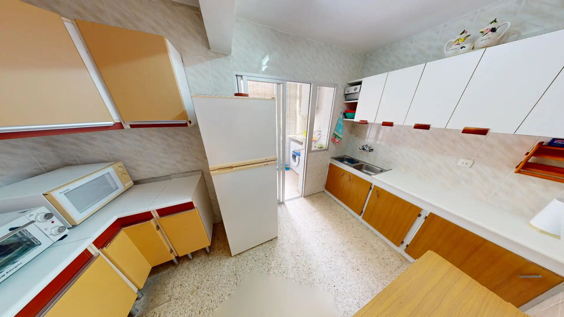 Kitchen of Flat for sale in Alicante / Alacant  with Parquet flooring, Terrace and Furnished