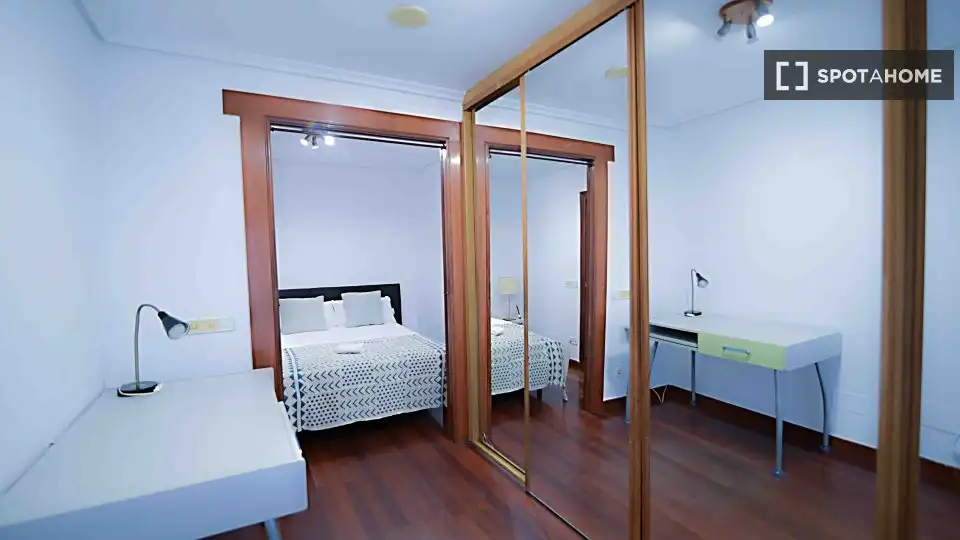 Habitación de Piso para compartir en Santander con Aire acondicionado, Calefacción y Amueblado