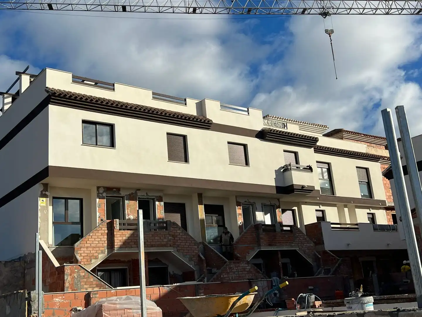 Vista exterior de Casa adosada en venta en La Unión con Aire acondicionado, Jardín privado y Terraza