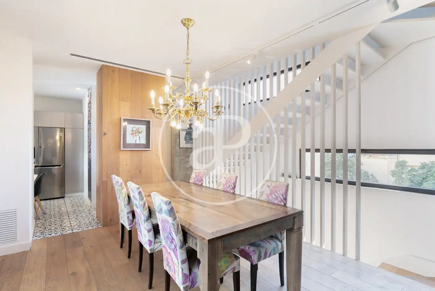 Dining room of Detached homes for sale in Barcelona  with Air Conditioner, Heating and Private garden
