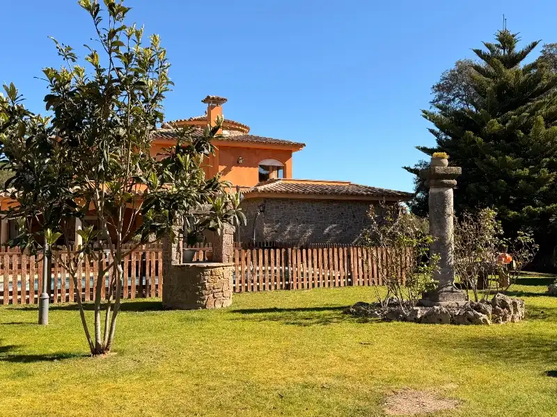 Exterior view of Houses for sale in Mont-ras  with Air Conditioner, Heating and Private garden