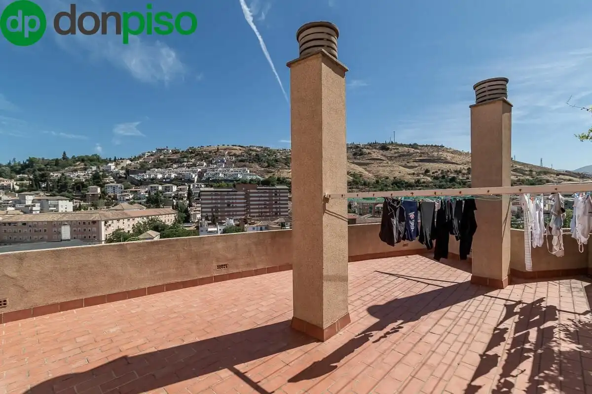 Terrace of Flat for sale in Granada  with Heating and Storage room