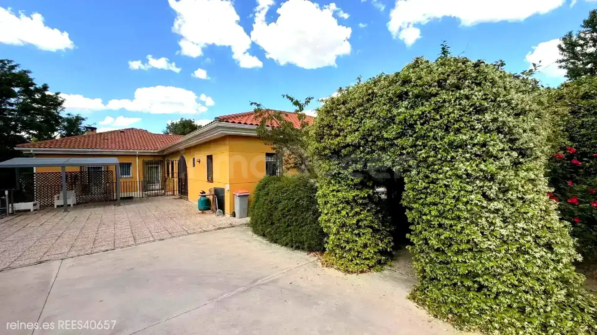 Vista exterior de Casa o xalet en venda en Alcorcón amb Calefacció i Jardí privat