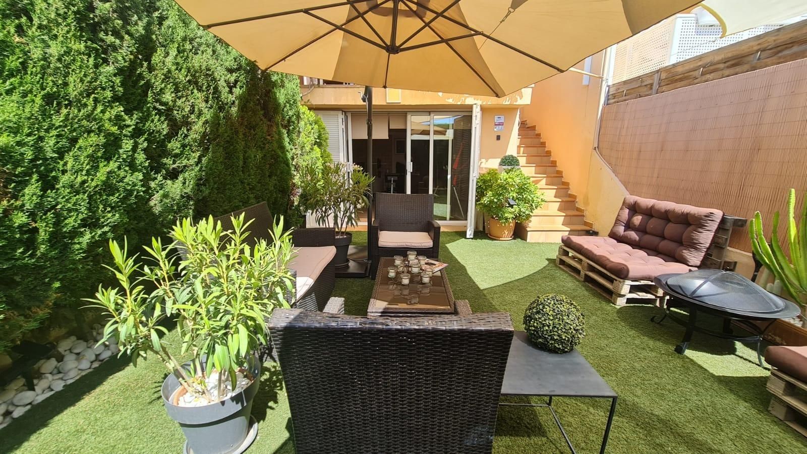 Terrassa de Casa adosada en venda en  Palma de Mallorca amb Calefacció, Jardí privat i Terrassa