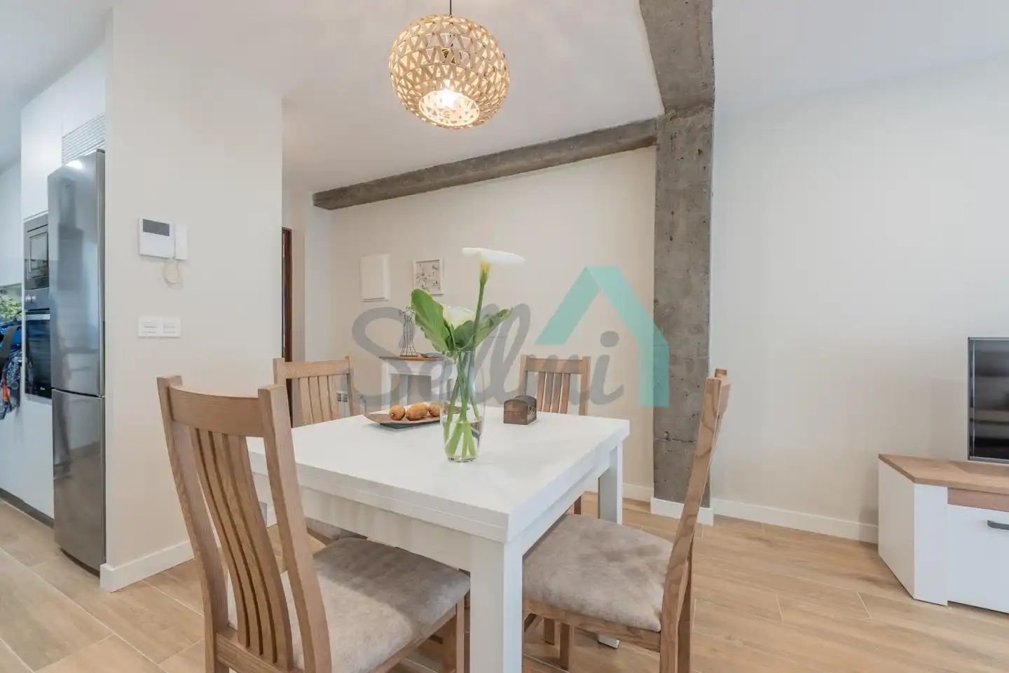 Dining room of Flat for sale in Oviedo   with Heating and Furnished