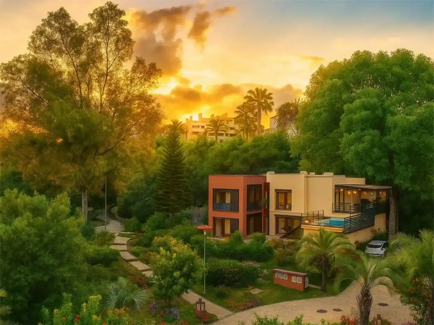 Vista exterior de Casa o xalet en venda en Benahavís amb Aire condicionat, Piscina i Balcó