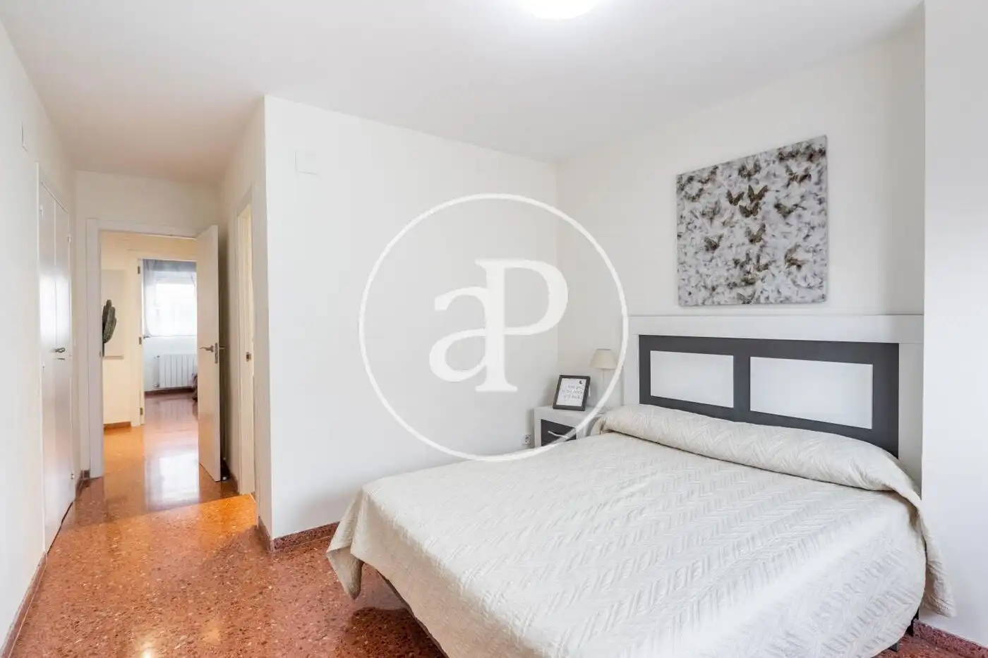 Bedroom of Flat for rent in Valencia  with Heating, Furnished and Balcony