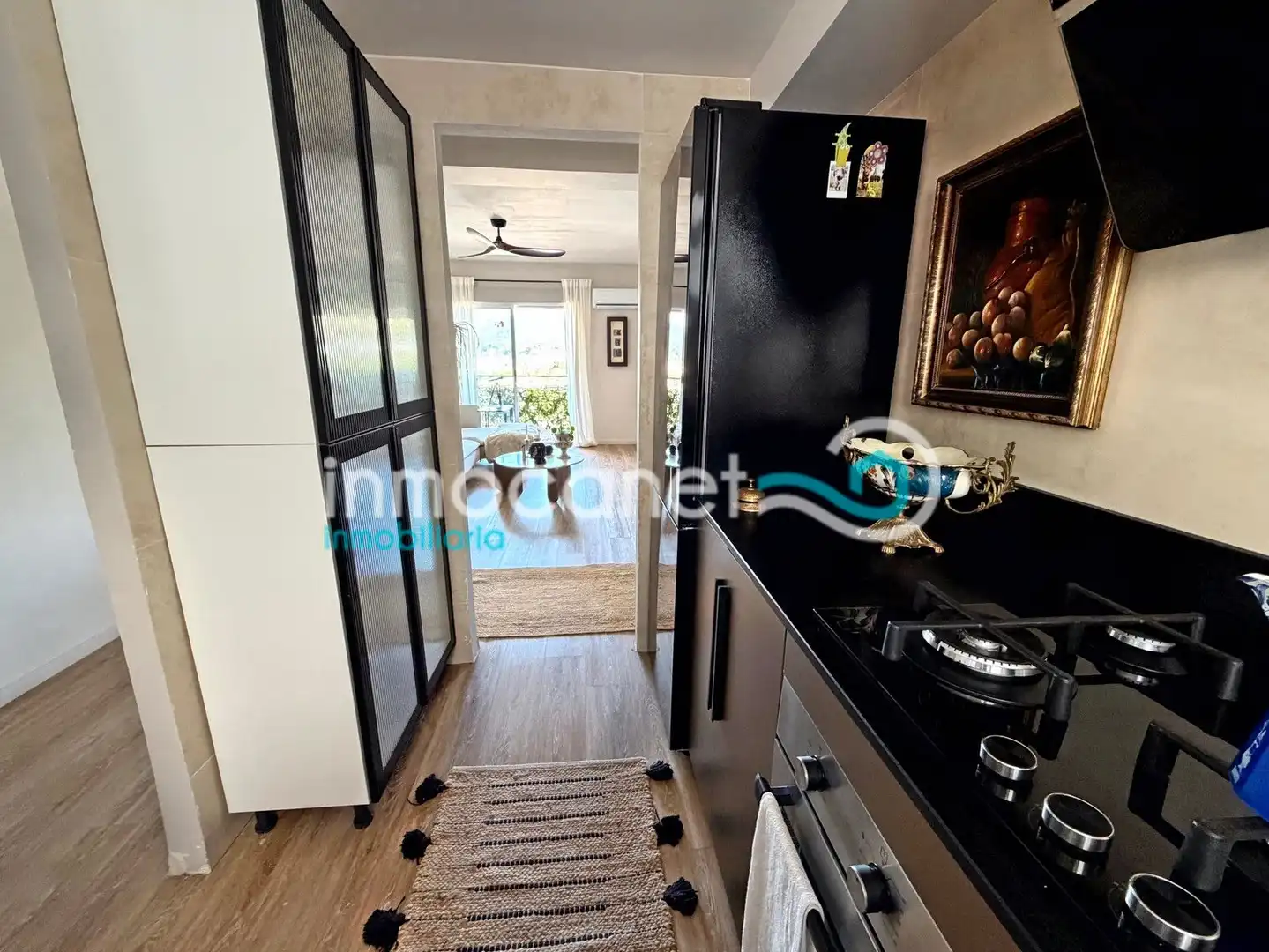 Kitchen of Apartments for sale in Oliva  with Air Conditioner and Balcony