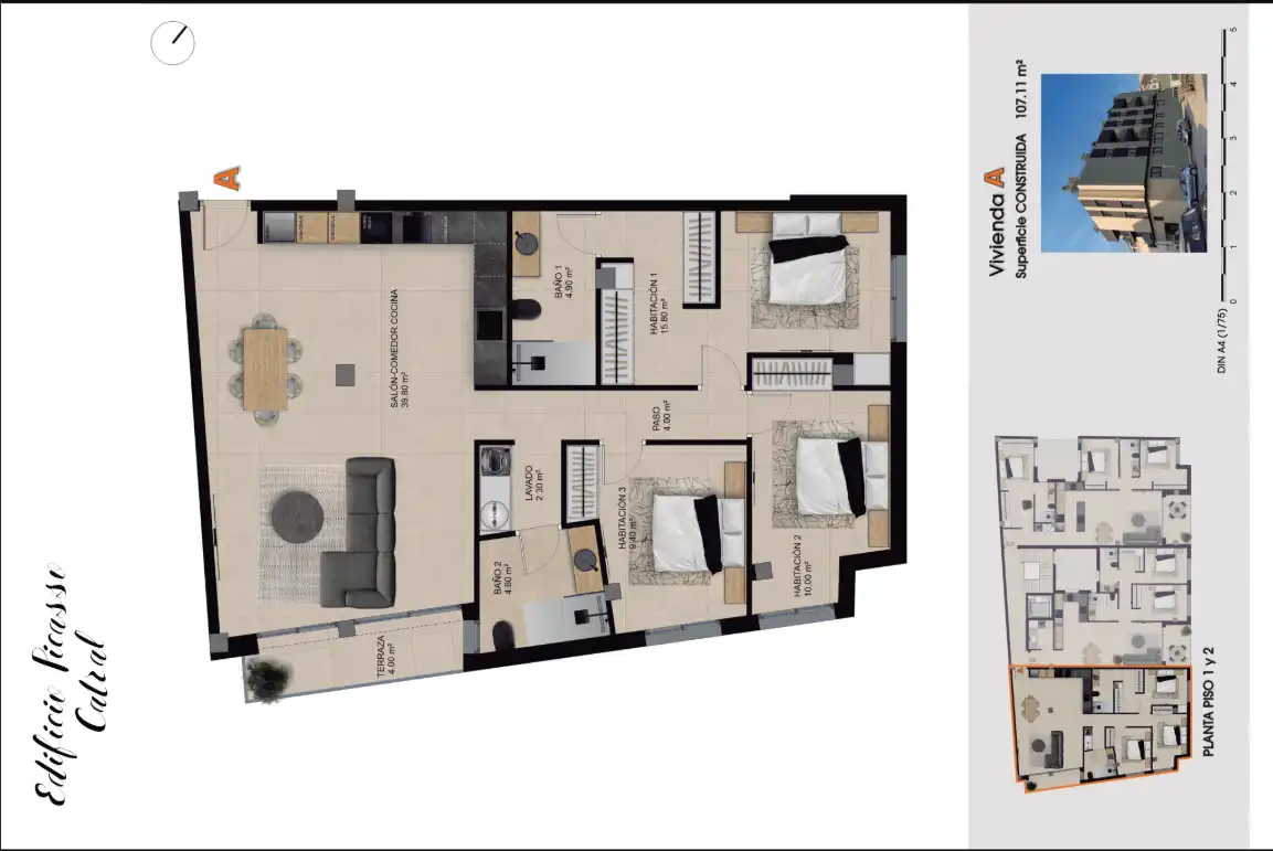Appartement compact à vendre à Calle Pablo Picasso, Catral, Spain 3, imagen 8