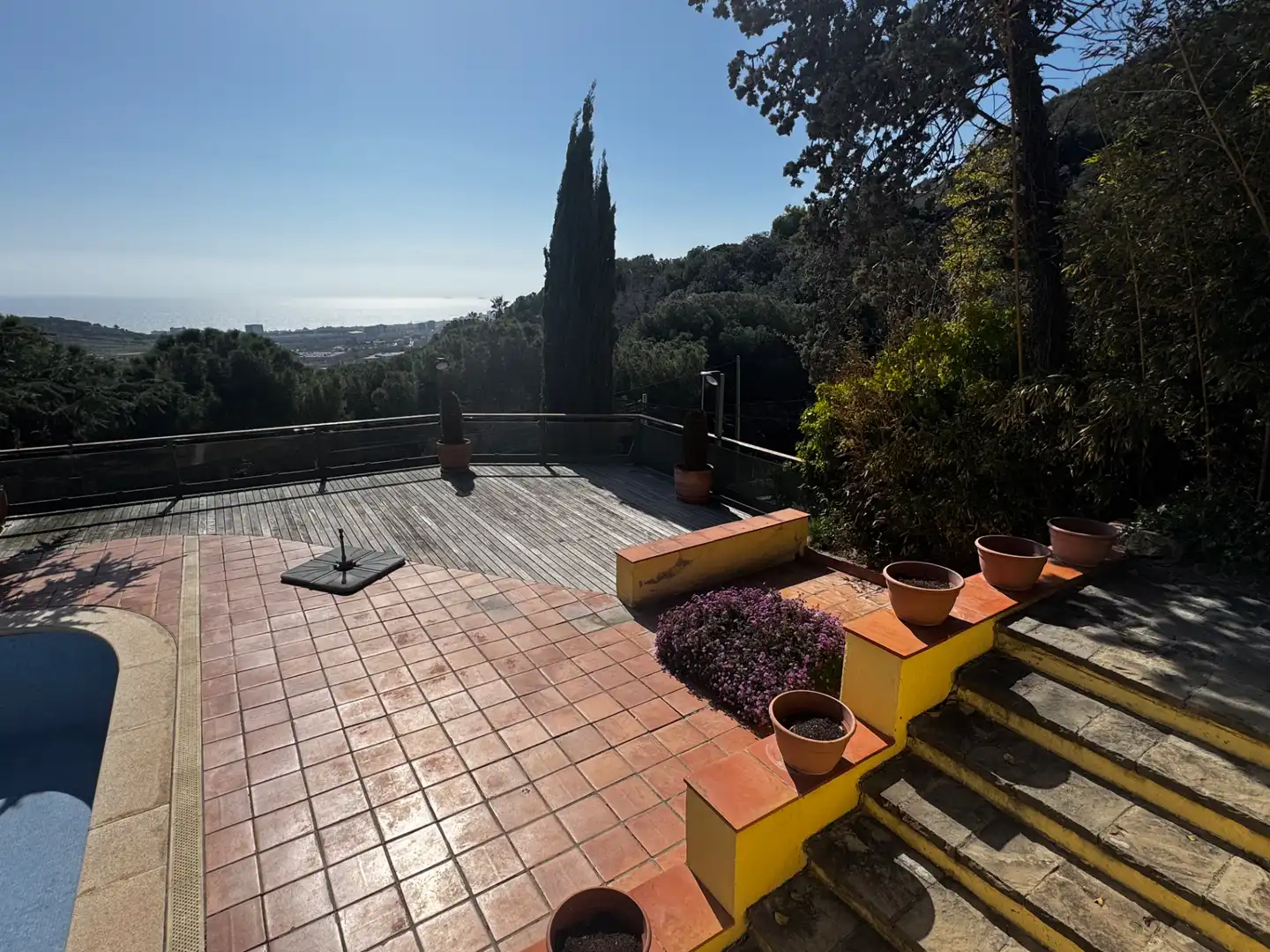 Terraza de Casa o chalet en venta en Badalona con Aire acondicionado, Calefacción y Jardín privado