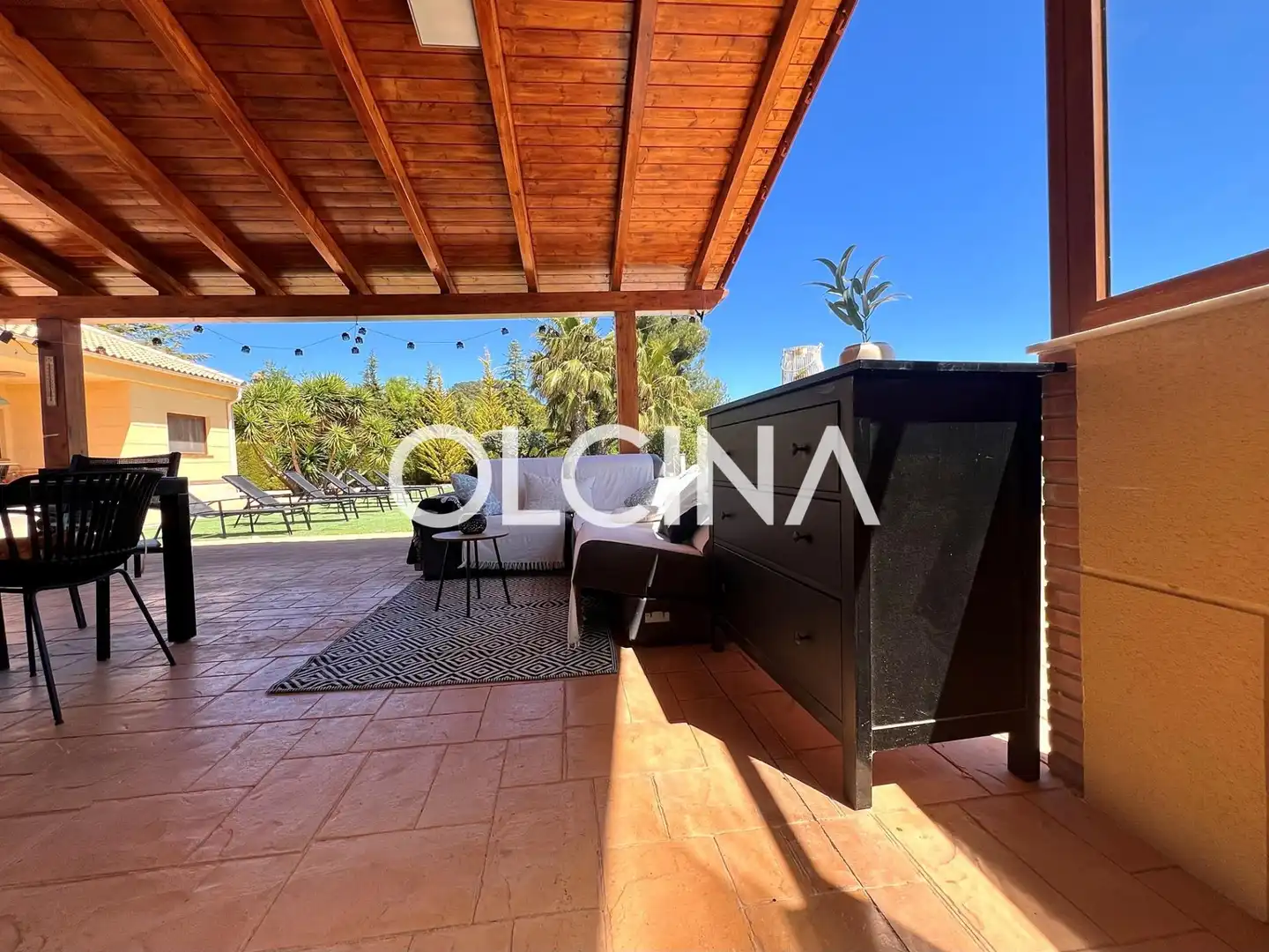 Terrasse von Haus oder Chalet zum Verkauf in Ibi mit Klimaanlage, Heizung und Privatgarten