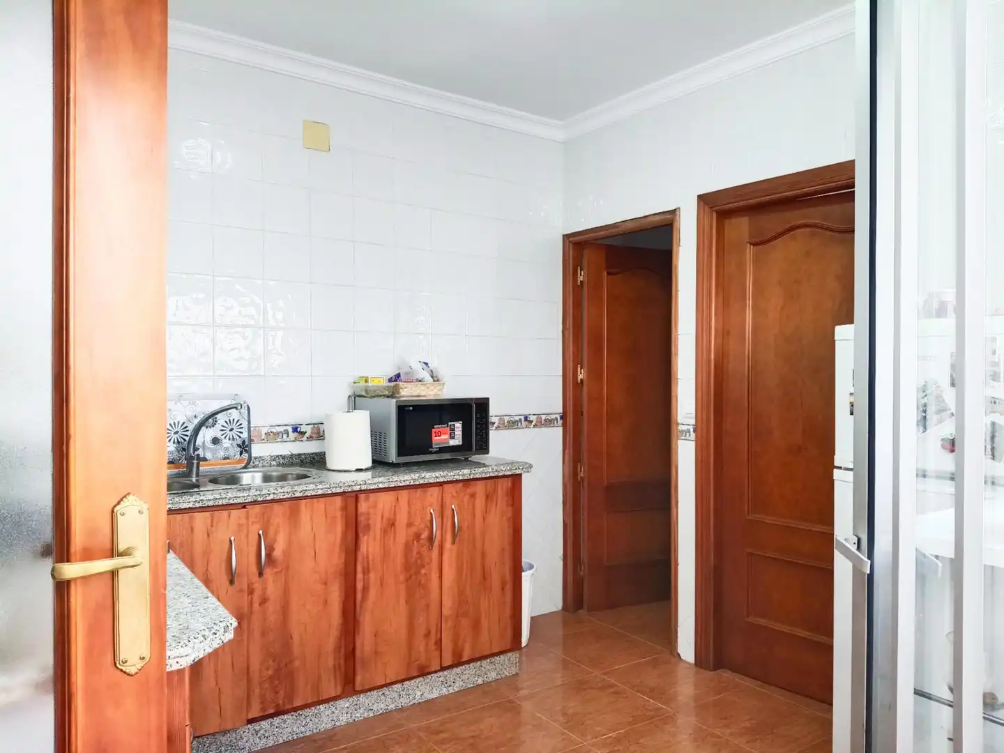 Cocina de Casa o chalet en venta en Valencia del Ventoso con Terraza y Balcón