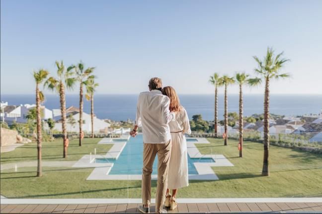 Vista exterior de Apartament de lloguer en Benalmádena amb Aire condicionat, Forn i Rentadora