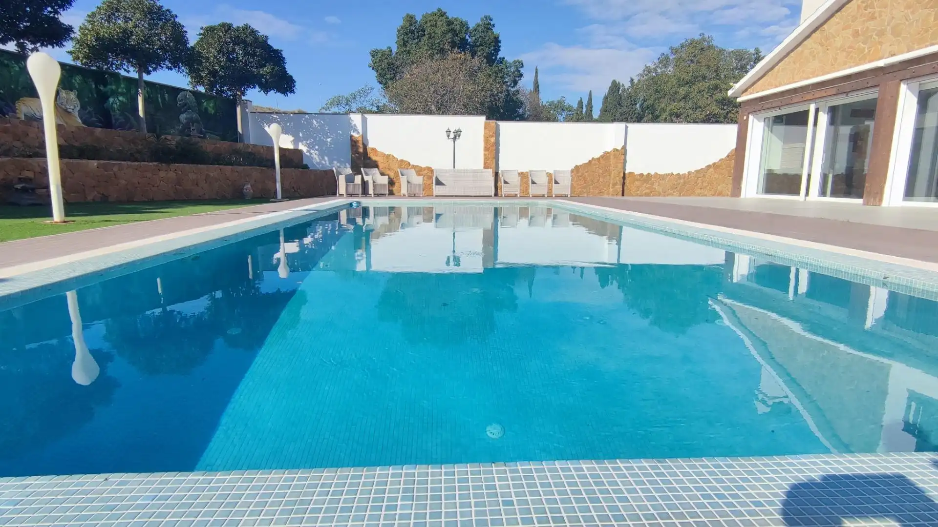 Piscina de Casa o chalet en venta en Mutxamel con Aire acondicionado, Calefacción y Jardín privado