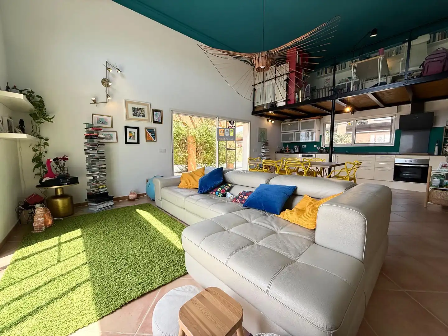 Living room of Houses for rent in Busot  with Air Conditioner, Private garden and Terrace