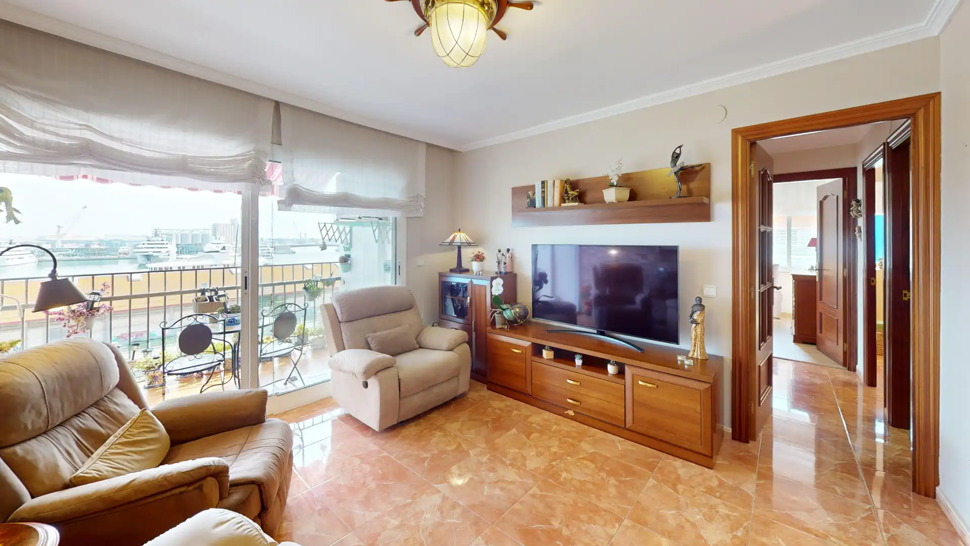 Sala de estar de Piso en venta en Tarragona con Aire acondicionado y Balcón