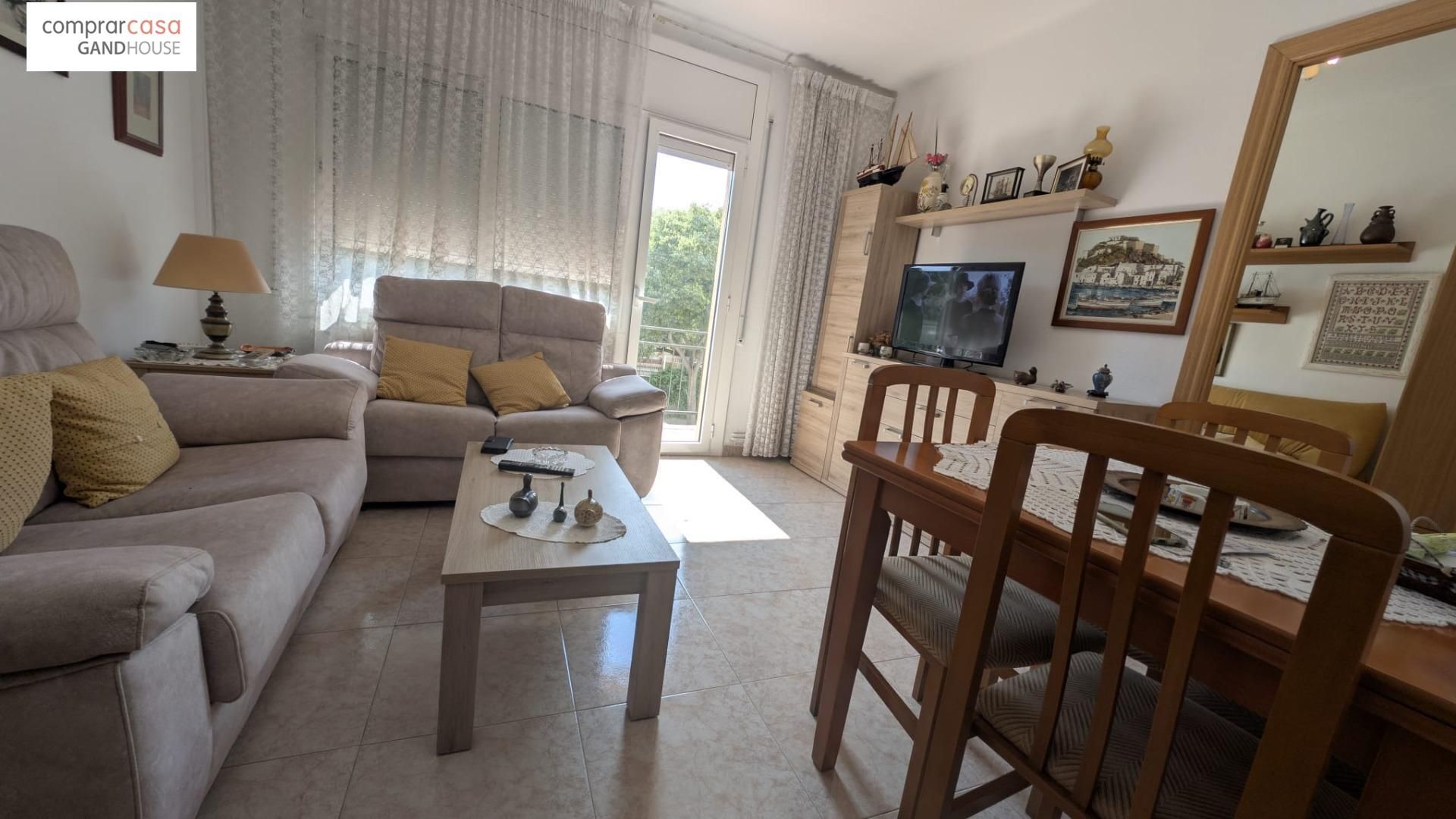 Sala de estar de Piso en venta en Sant Feliu de Guíxols