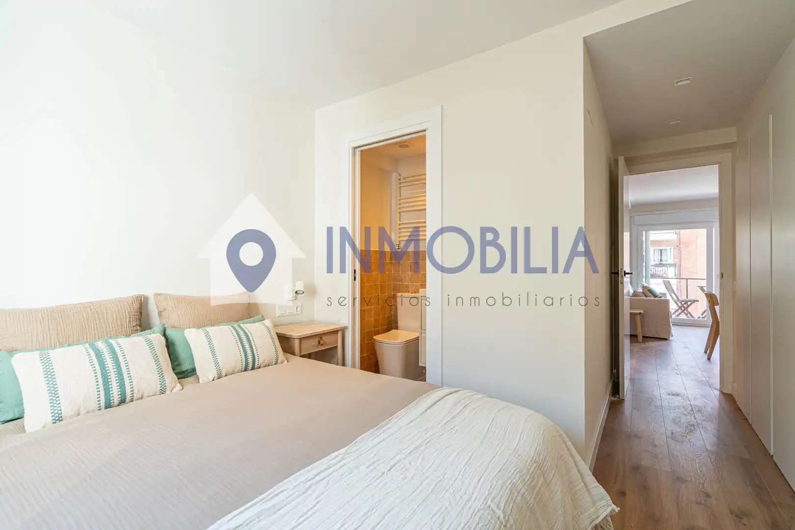 Bedroom of Flat for sale in Madrid  with Air Conditioner, Heating and Terrace