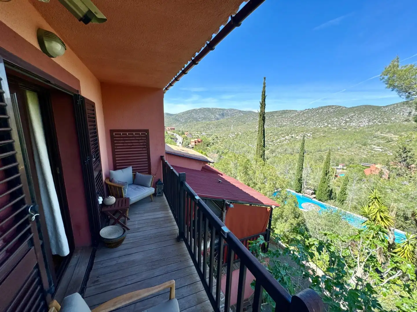 Terrassa de Casa o xalet en venda en Olivella amb Calefacció, Jardí privat i Terrassa