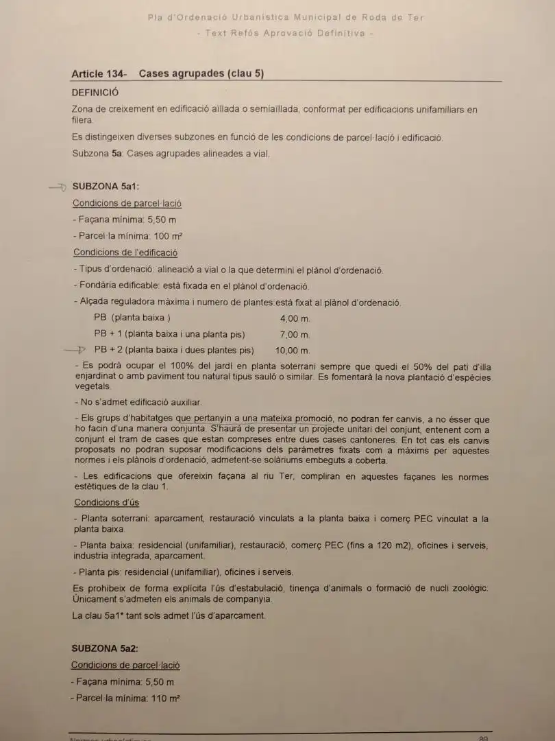 Wohnbaugrundstück zum Verkauf in del Pedret 15, imagen 6