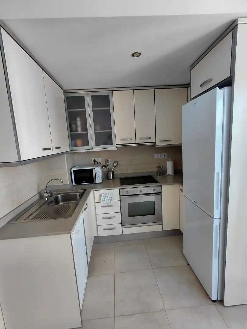 Kitchen of Flat for rent in Benicarló  with Terrace, Furnished and Oven
