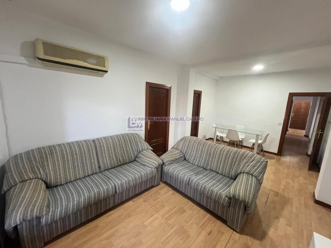 Living room of Flat for sale in Cáceres Capital  with Terrace and Furnished