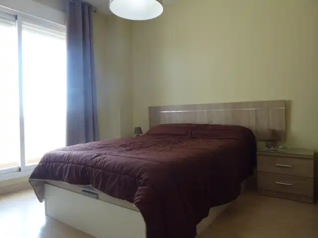 Schlafzimmer von Wohnungen zur Miete in Málaga mit Klimaanlage, Terrasse und Möbliert