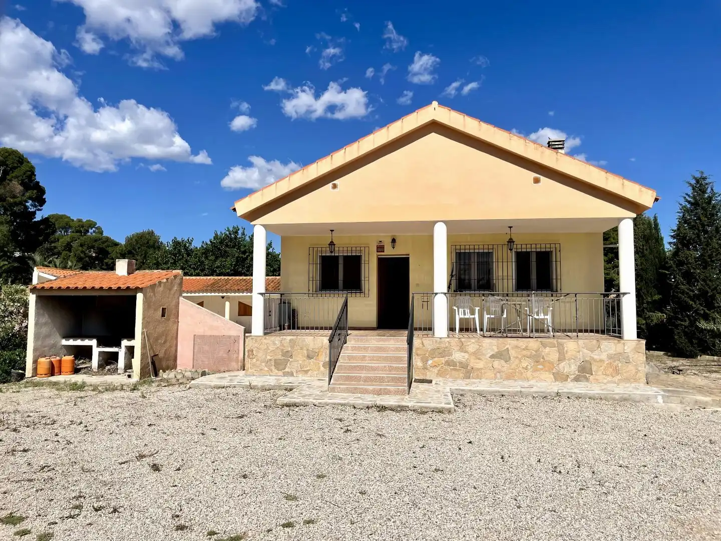 Exterior view of Houses for sale in Lorca  with Air Conditioner, Storage room and Furnished